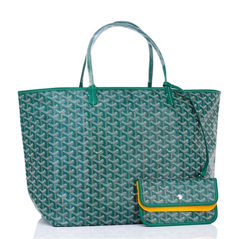 goyard green shoulder bag|goyard tote bag price.